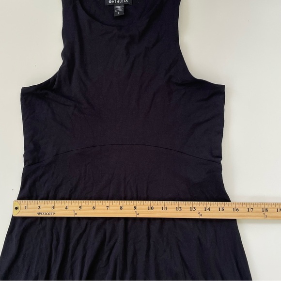 Athleta Women's Black Santorini Thera Dress Sleeveless Size Small - Picture 9 of 10
